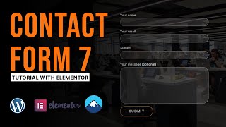 How to Design a Contact Form in WordPress with Elementor  Contact Form 7 Tutorial [upl. by Hollenbeck862]