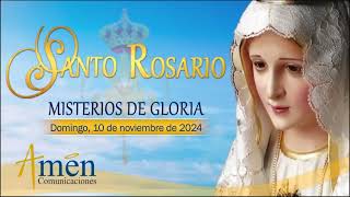 Santo Rosario en Audio l Misterios de Gloria l Amen Comunicaciones [upl. by Necyrb]