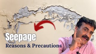 Seepage in Buildings Causes amp Prevention Explained Say Goodbye to damp walls now  waterproof [upl. by Salvay238]