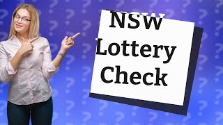 How to check old NSW lottery tickets [upl. by Dranik]