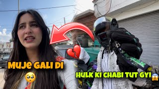 aalyanvlogs1299 ne muje GALI di🥺maine hulk ki chabi fenk di😡Preparation for ladakh ride [upl. by Eseryt271]