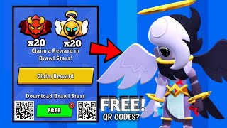 FREE x20 ANGEL amp DEMONIC DROPS 🎁 QR CODE BRAWL STAR 2024  BRAWL STARS NEW UPDATE [upl. by Adorne793]