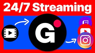 How to 247 Live stream pre recorded video to YouTube using Gyre [upl. by Ailecnarf]