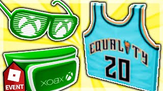 How to get ALL ITEMS in DUNKING SIMULATOR EVENT Roblox XBOX FREE ITEMS [upl. by Nhoj454]