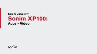 Sonim XP100  Apps  Video [upl. by Jariah]