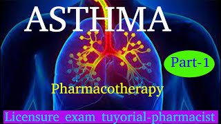 Asthma  pharmacotherapy  coc  licensure exam [upl. by Nedyrb968]