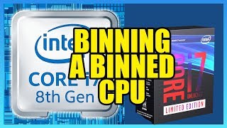 Binning a CPU VoltFrequency Curve on an i78086K [upl. by Gorga]