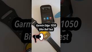 Testing the new bike bell 🛎️ on the Garmin Edge 1050 Cycle Computer cycling asmr bicycle tech [upl. by Oinesra356]