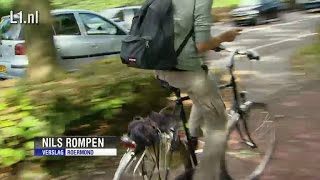 Video met de telefoon op de fiets  12 apr 2016 [upl. by Paschasia]