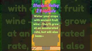 Stardew Valley 2 4 Update Gameplay Hacks 24 stardewvalley [upl. by Manup]