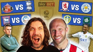 EFL Championship SCORE PREDICTIONS  Round 16 wSam Parkin [upl. by Colfin]