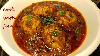 Dhaba Style Anda Masala Recipe ढाबा स्टाइल अंडा मसाला रेसिपीEgg Masala Recipe  English Subtitles [upl. by Montanez619]