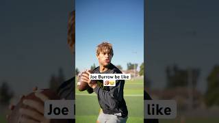 Joe Burrow be like‼️😪 footballshorts nfl americanfootball [upl. by Oidivo]