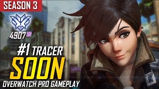 Overwatch ► SoOn Tracers Father Rank 2 In The World S3 TOP 500 [upl. by Sidman625]