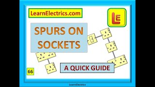 Spurs on Sockets in Electrical Installations [upl. by Aliahkim]