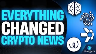 THIS IS CHANGING EVERYTHING  EWT NXRA IOTA amp QNT  CRYPTO NEWS [upl. by Artinahs]