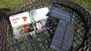 DIY Lithium Solar USB Charger [upl. by Eniledam296]