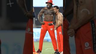 Chris Gayle Back in RCB 🤫🤫🤫  shortsfeed shorts chrisgayle viratkohli gayle [upl. by Bibbye229]