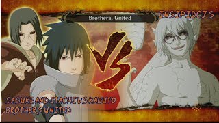 Naruto Ultimate Ninja Storm 3 Full Burst Sasuke and Itachi Vs Kabuto SRank English [upl. by Milty]