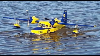 RC Grumman G44 Widgeon Seaplane flight [upl. by Dotson]