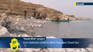 Israel plans Red Sea  Dead Sea canal despite Chamber of Commerce plan for canal to Mediterranean [upl. by Filmore]