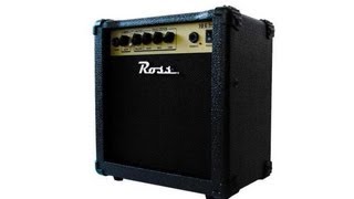 UnboxingReview Amplificador de BAJO Ross 15b 15 Watts [upl. by Hnahym]