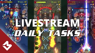 Daily Tasks Livestream  1945 Game [upl. by Aicirtap564]