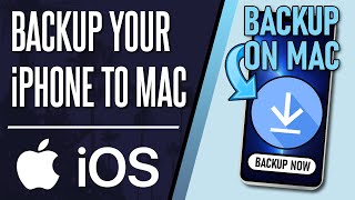 How to Backup Your iPhone on a Mac or MacBook [upl. by Suhploda]