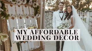 Favorite Affordable Wedding Decor [upl. by Rialb]