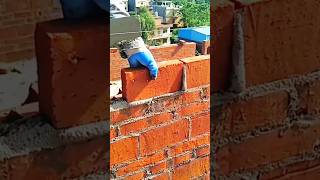 Brick Laying Work civilwork buildingmaterial civilwork civilwork satisfying brickworks [upl. by Rozalie]