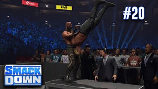 WWE 2K Universe Mode Season 5  SmackDown Highlights 20 [upl. by Naejarual376]