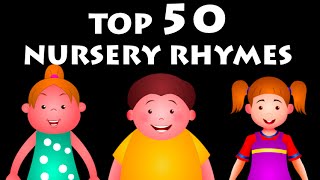 Top 50 Rhymes For Kids  Nursery Rhymes Collection For Children [upl. by Mccall]