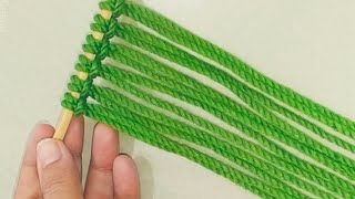 How to make a Simple Mini Macrame Wall Hanging Macrame [upl. by Acim]