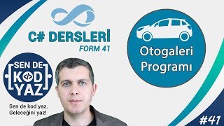 41C DataGridView Kullanımı Otogaleri Otomasyon 1 SendeKodYaz [upl. by Ennoira260]