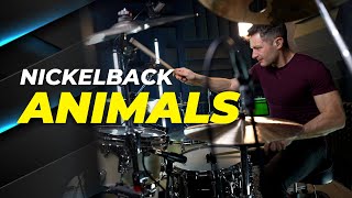 NICKELBACK Animals  Drum Cover [upl. by Leann]