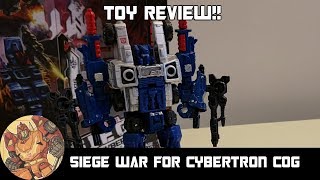 Transformers Siege  Cog Toy Review [upl. by Lucretia680]