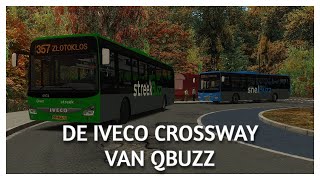 MET EEN IVECO CROSSWAY RIJDEN IN OMSI 2 [upl. by Donoho280]