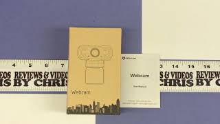 Unboxing  DERICAM 1080P Webcam with Microphone [upl. by Ayalat993]