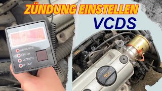 Zündzeitpunkt einstellen  Zündung einstellen  Zündverteiler einstellen  VW Lupo Polo Golf  VCDS [upl. by Ronnica424]