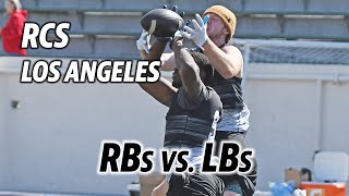 RCS Los Angeles RBs vs LBs [upl. by Abisia]