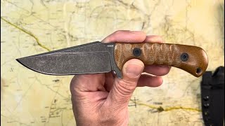 Hogtooth Knives Little Ruffian  Custom Pocket Fixed Blade [upl. by Diba]