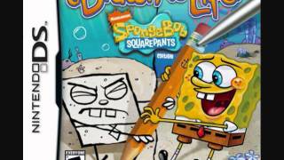 Spongebob Drawn to Life Ripped Soundtrack  Below Deck [upl. by Yreffej]