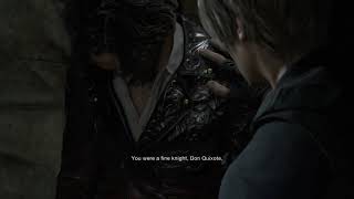 Leon Calls Luis A quotFine Knightquot After his DEATH  Resident Evil 4 Remake Sad Clip [upl. by Imogene72]