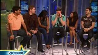 Idols Dish The Dirt Part I Access Hollywood [upl. by Neyuq]