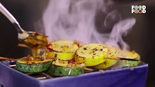 Grill Zucchini with Charmoula Dressing  Great Chefs Great Recipes  Chef Amit Wadhera  FoodFood [upl. by Xavier708]