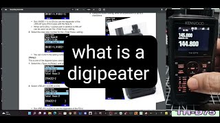 KENWOOD D7574  What is DigiPeater Igate APRS [upl. by Ariat970]