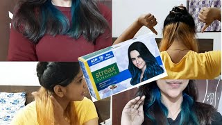 I COLOURED MY HAIR BLUE AT HOME STREAX ULTRALIGHTS GEM COLLECTION BLUE SAPPHIRE [upl. by Valaree175]