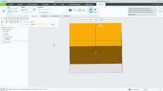 Cuboid modelling in CREO for beginners [upl. by Aleak526]