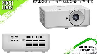 Sharp M Series XPM421WW and XPM401HW Laser Projectors Launched  Explained All Spec Features [upl. by Nette225]