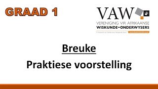 Graad 1 Breuke wiskvaw wiskdo [upl. by Ainos]